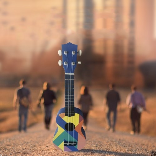 

21-inch Kids Soprano Ukulele with Gig Bag UK-100-D36