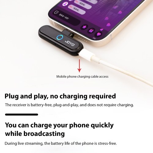 JOYO Wireless Audio Interface Transmitter Receiver Set 