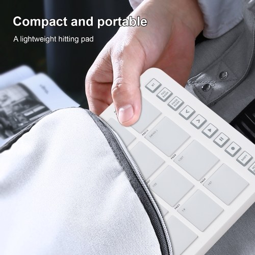 M-VAVE MIDI Controller Strike Pad RGB Backlight MIDI Keyboard Portable MIDI Pad SMC-PAD 