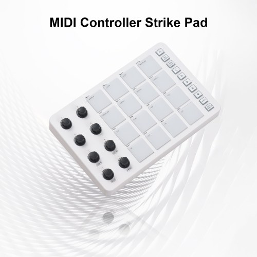 M-VAVE MIDI Controller Strike Pad RGB Backlight MIDI Keyboard Portable MIDI Pad SMC-PAD 