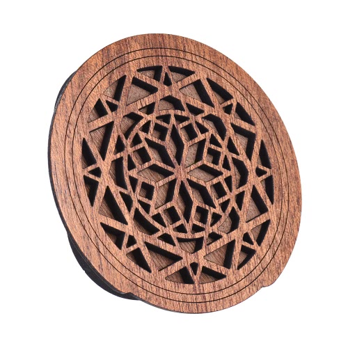 

Гитара деревянная Soundhole Sound Hole Обложка Блок Обратная связь Буфер Mahogany Wood для EQ Акустические гитары Фолк