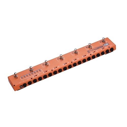 

MOEN GEC8 Guitar Effect Pedal Commander Effects Loop System Supports 8 Loops 10 Recall Presets Tuner Connection