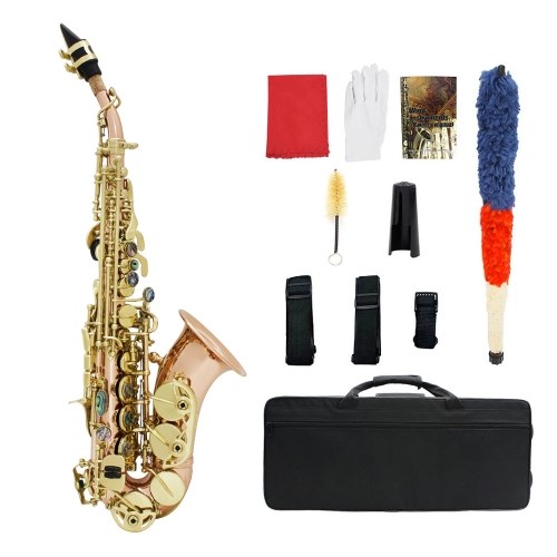 Sib Saxophone Soprano Sax Phosphore Cuivre Bois