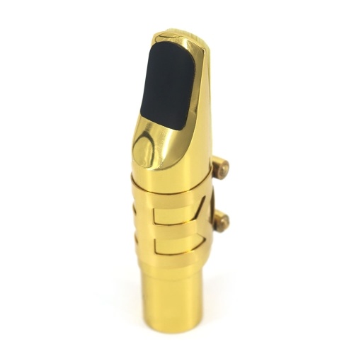 

6C Tenor Saxophone Mouthpiece Musical Instrument Accessories Brass Material with Reed Cap Buckle Patch