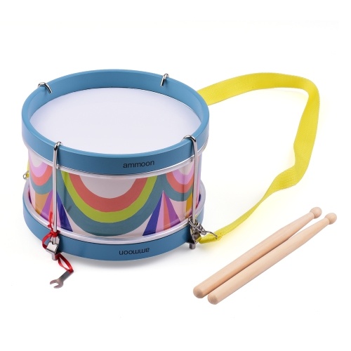 ammoon Strumento a percussione colorato portatile con rullante