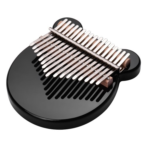 ammoon 17-Key Thumb Piano Black Acrylic Kalimba Mbira Musical Instrument