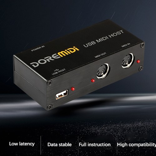 USB to MIDI Host Guitar Effector MIDI Synthesizer MIDI Generator MIDI Interface Devices Electronic Instrument Equipment 