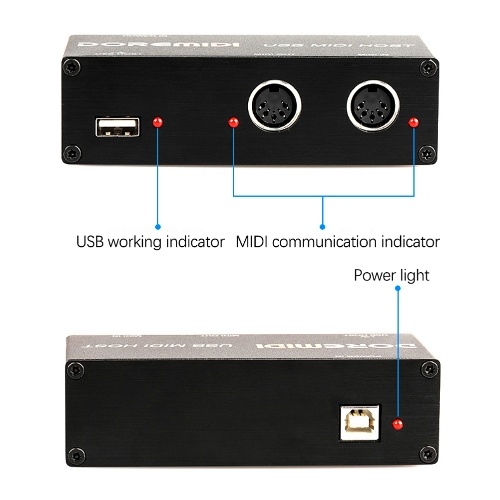 USB to MIDI Host Guitar Effector MIDI Synthesizer MIDI Generator MIDI Interface Devices Electronic Instrument Equipment 