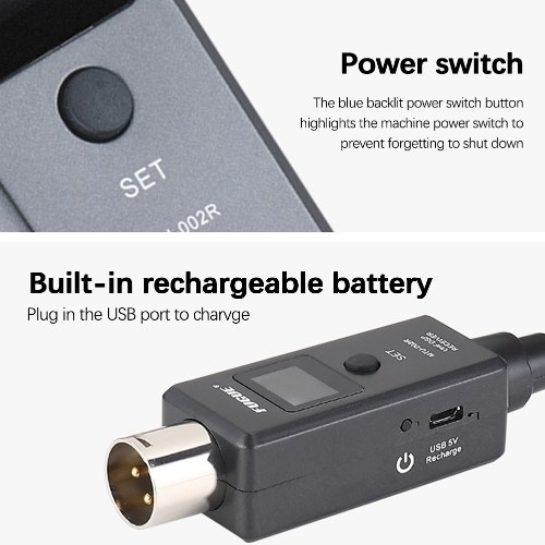 Low Latency Compact Wireless Microphone Transmitter Receiver for Audio Mixer Microphone Wireless Transmitter and Receiver System