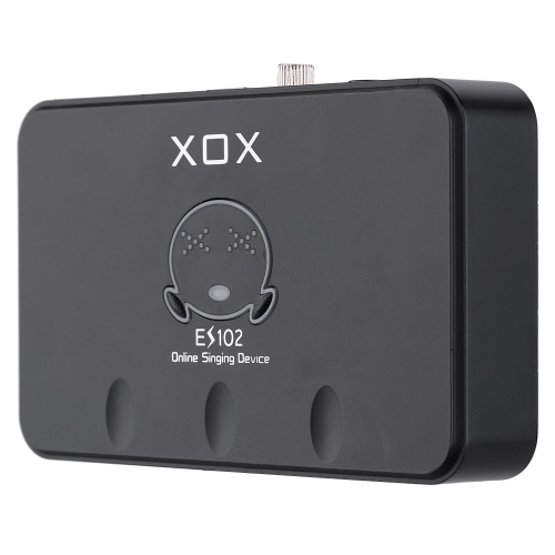 

XOX ES102 USB Audio Interface Network Online Singing Device High-Definition Audio Mixer Sound Card for Recording Hosting Speech Home Entertainment Music Appreciation