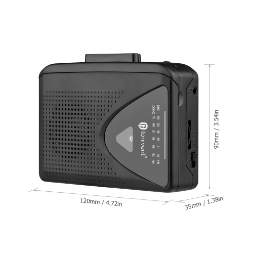 TONIVENT TON009 Portable Cassette Player 3 in 1 Function Of Cassette Player 