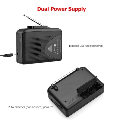 TONIVENT TON009 Portable Cassette Player 3 in 1 Function Of Cassette Player 