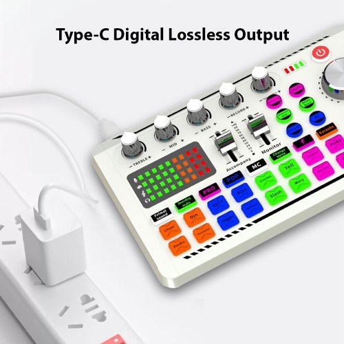 F998 Live Sound Card: Unleash Superior Audio Quality for Streaming and Recording 
