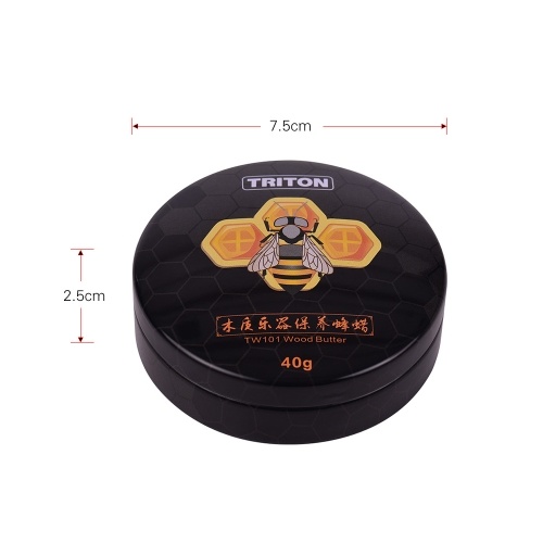 

Beewax Wood Butter Care Wooden Musical Instruments Maintenance Bee Wax 40g Canned for Guitars Violins Pianos Erhus Cleaning Moisting Polishing