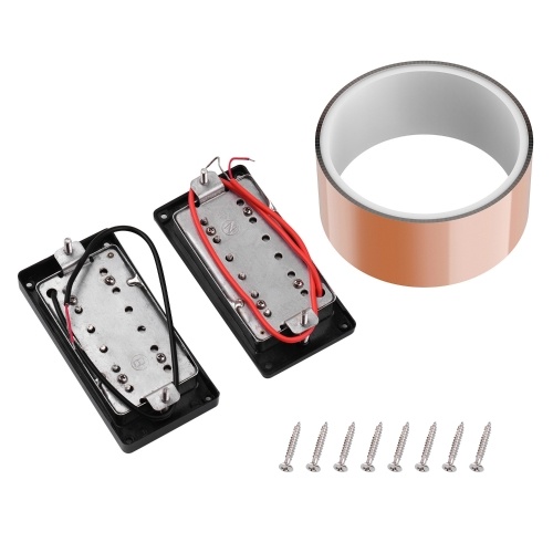 5cm*2m / 2inch*6.6FT Adhesive Conductive Copper Foil Shielding Tape - Single Side Conductive + 2pcs Humbucker Pickups