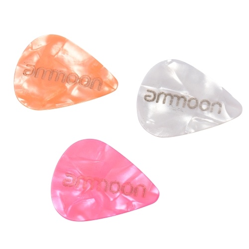 Ammoon 3 pièces pics de guitare Plectrums acoustique Folk guitare électrique accessoires de basse