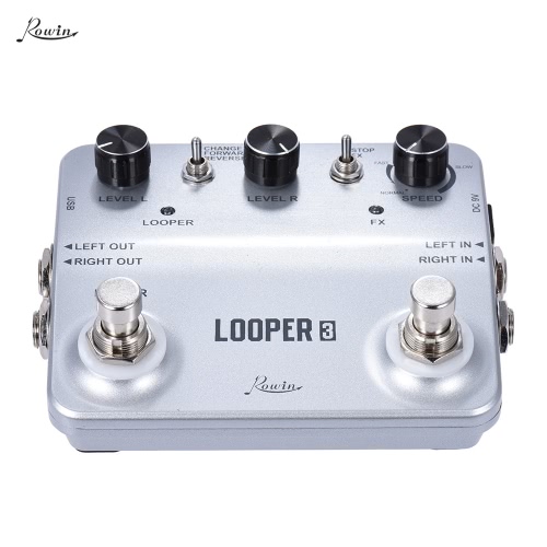 

Rowin LOOPER3 Алюминиевый сплав Гитарные эффекты Педаль