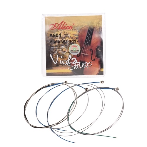 

Alice A904 Universal Full Set (A-D-G-C) Viola Strings Steel Core Al-Mg Alloy/ Cupronickel Winding, 4pcs/set