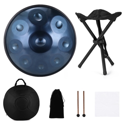 

Handmade Performance Sound Healing Handpan Musical Instrument Gift with Drum Bag