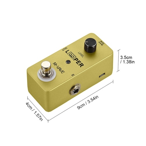 M-VAVE LOOPER Mini Guitar Loop Electric Guitar Looper Effect Pedal 