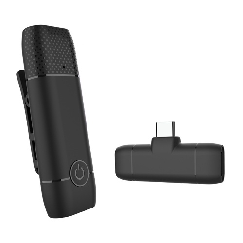 

Wireless Mini Portable Lavalier Condenser Microphone Clip-on Tie-clip Mic Audio Video Recording Microphone for Mobilephone