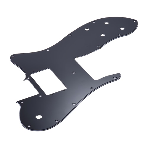 

3Ply ПВХ электрическая гитара Pickguard Pick Guard Scratch Plate для Fender '72 Telecaster Custom Запасная часть черный