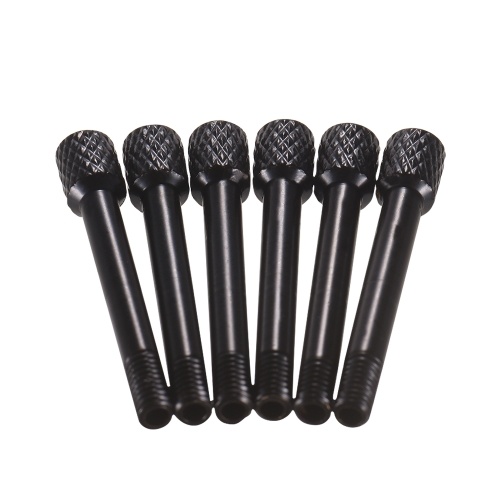 6pcs Electric Guitar Tremolo Bridge Saddle Clamp Lock String Screw Guitar Parts Accessories
