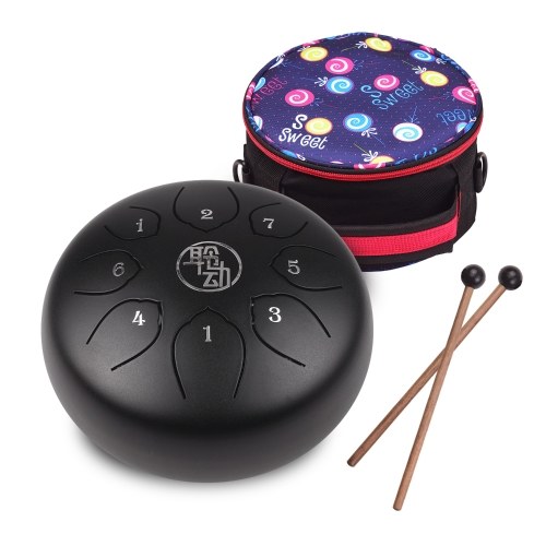 

6-дюймовый стальной барабан с ручкой для заметок C-Key Percan Drum