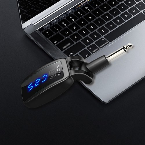 Wireless Guitar System Rechargeable Guitar Transmitter Receiver Set Electric Guitar Bass Pick Up 