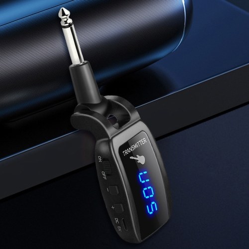 Wireless Guitar System Rechargeable Guitar Transmitter Receiver Set Electric Guitar Bass Pick Up 