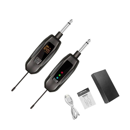 

GAW-A8 Wireless Guitar System Rechargeable Guitar Transmitter Receiver Set Electric Guitar Bass Pick Up