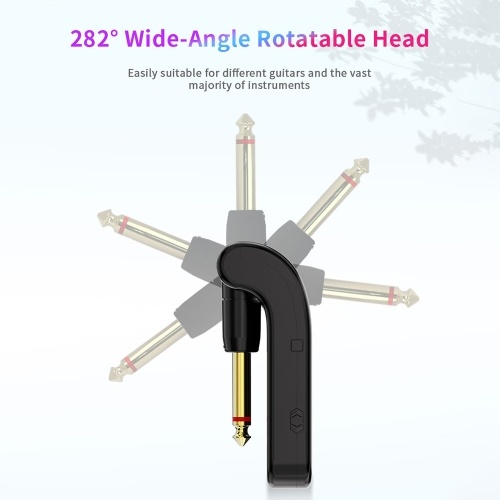 WS-4 2.4G Wireless Guitar System with Rechargeable Transmitter and Receiver 
