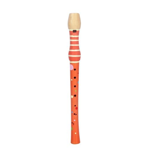 

Wooden Flute Whistle Musical Gift Early Edacation Toy for Kids Children Boys Girls