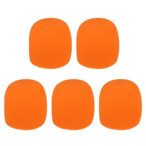 5pcs Handheld Microphone Windscreens Mic Foam Covers