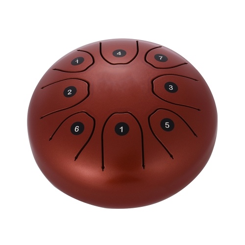 

5.5 Inch Mini 8-Tone Steel Tongue Drum C Key Percussion Instrument