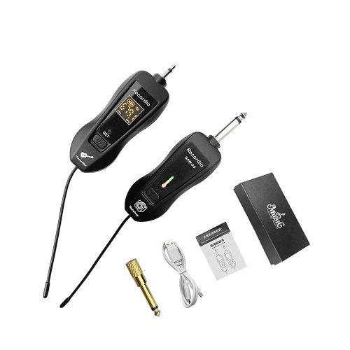 

GAW-A8 Wireless Guitar System Rechargeable Guitar Transmitter Receiver Set Electric Guitar Bass Pick Up