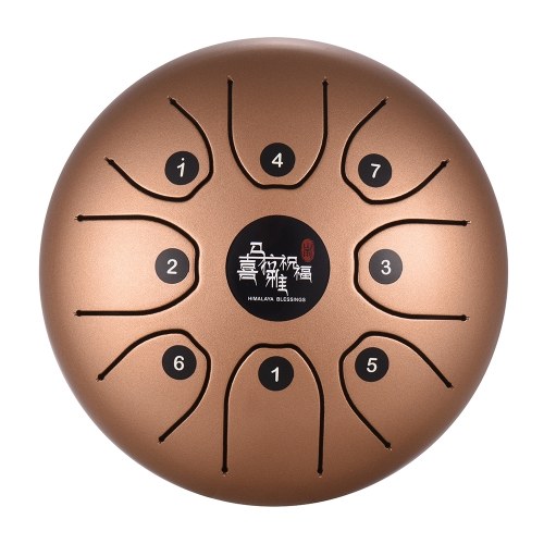 

8 Inch Compact Size 8-Tone Steel Tongue Drum