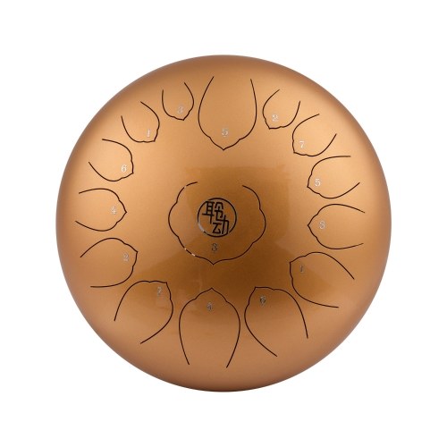 

14 Inch Steel Tongue Drum Hangpan Drum 15-Notes C-Key Percussion Instrument