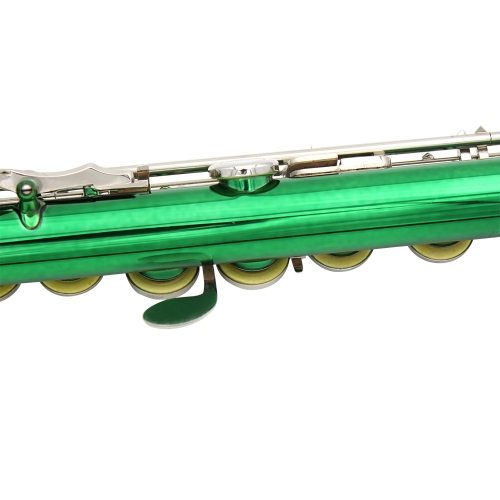 Western Concert Flute Cupronickel Silver 16 Holes C Key Strumento a fiato