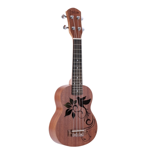 21 «Матовый Мини Sapele Ukelele палисандр гриф шеи из красного дерева нейлон строки детский подарок