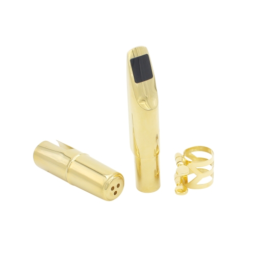 Alto Sax Saxophone 6C Mouthpiece Metal with Mouthpiece Pads