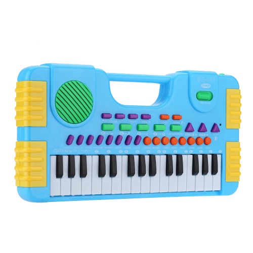 31 teclas multifunción Mini teclado electrónico música juguete educativa historieta Electone regalo para niños niños niños principiantes