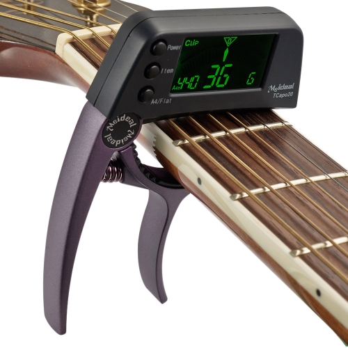 Materiale della lega di Meideal TCapo20 trasformista Capo chiave accordatore per chitarra acustica elettrica basso cromatico