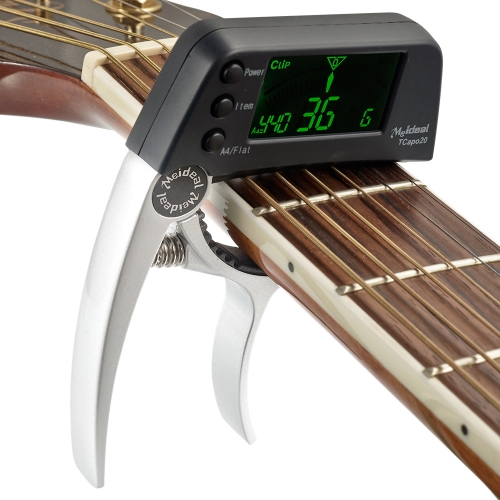 Materiale della lega di Meideal TCapo20 trasformista Capo chiave accordatore per chitarra acustica elettrica basso cromatico