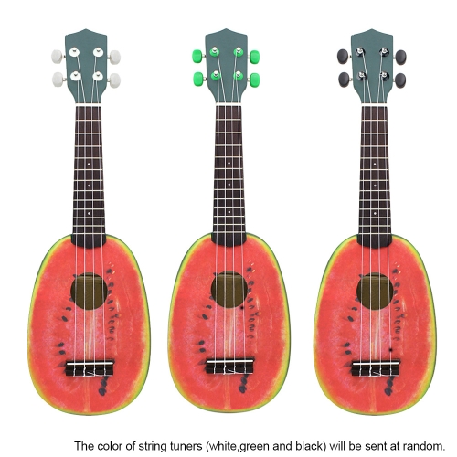 21" Ukelele 4 Strings Colorful Lovely Watermelon Basswood Stringed Musical Instrument