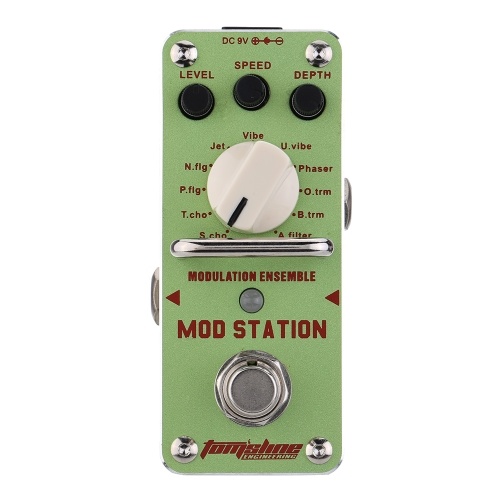 

Second Hand AROMA AMS-3 Mod Station Modulation Ensemble Electric Guitar Effect Pedal Mini Single Effect with True Bypass