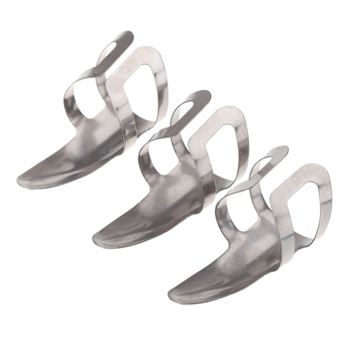 

Alice AP-3MS 3pcs Finger Guitar Picks Plectrums Stainless Steel Durable