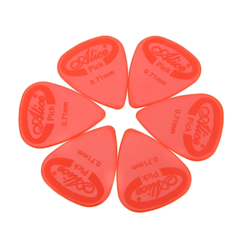 

Alice AP-G 20pcs 0.71mm Projecting Nylon Guitar Picks Plectrums