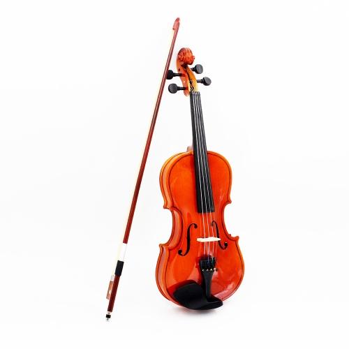 1/2 Violín violín Cuerda de acero de tilo Arbor arco Instrumento de cuerda para amantes de la música Principiantes