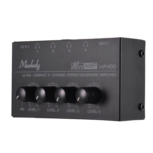 

HA400 Ultra compact 4 Channels Audio Stereo Headphone Amplifer
